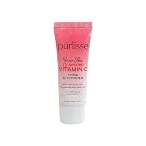 🆕 NWT Purlisse SHEER GLOW STRAWBERRY VITAMIN C TINTED MOISTURIZER Medium